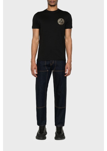 Bisiklet Yaka Pamuklu Slim Fit T Shirt Erkek T Shirt 76GAHT02 CJ00T G89 fiyatları