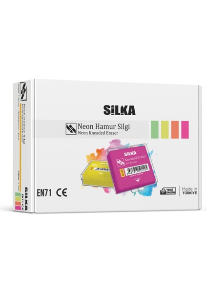 Hamur Silgi Neon Renk ART 26R 12 Adet fiyatları
