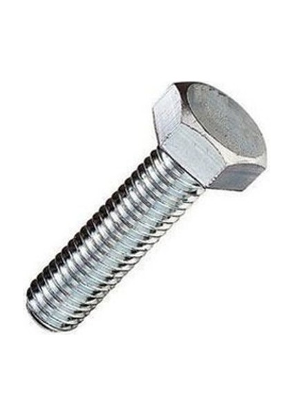 M20X70 Demir Civata 6.8 Anahtar Başlı Galvaniz Altıköşe DIN933 25 Ad.