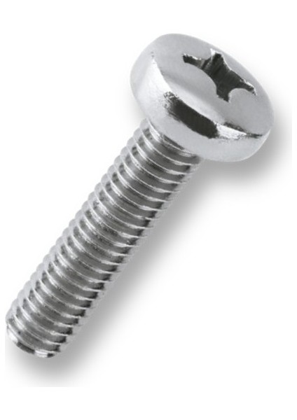 M6X20 Ysb Yıldız Silindir Baş Metrik Vida / Civata 500 Adet