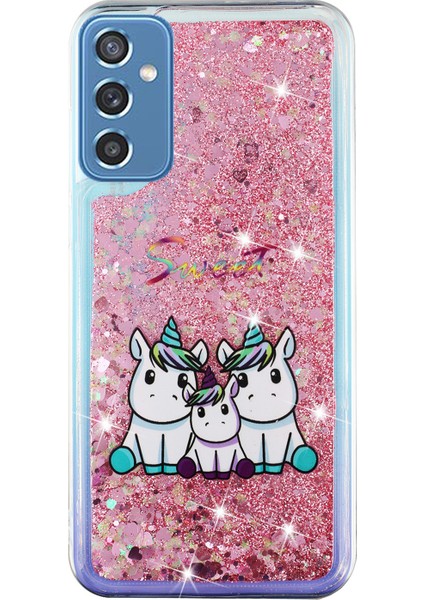 Samsung Galaxy A05S 4g Tpu sı Boşlu Boşlu Desi Sıvı Quicksand Cover Three Horse Telefon Kılıfı (Yurt Dışından)