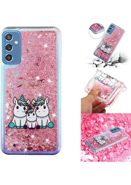 Samsung Galaxy A05S 4g Tpu sı Boşlu Boşlu Desi Sıvı Quicksand Cover Three Horse Telefon Kılıfı (Yurt Dışından) fiyatları
