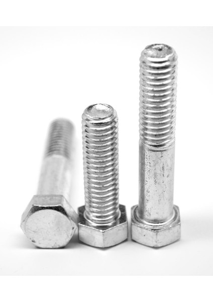 M12X35 Çelik Civata 8.8 Anahtar Başlı Galvaniz Altıköşe DIN933 125 Ad.