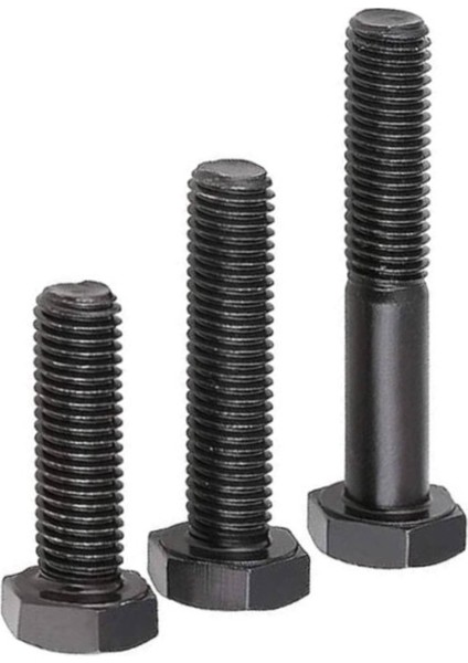 M16X120 Çelik Civata 8.8 Anahtar Başlı Kaplamasız Altıköşe DIN931 30 Ad.