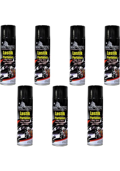 Premium Lastik Parlatıcı Tampon Parlatıcı Koruyucu Aerosol Sprey 500 ml Kaliteli 7 Adet fiyatları