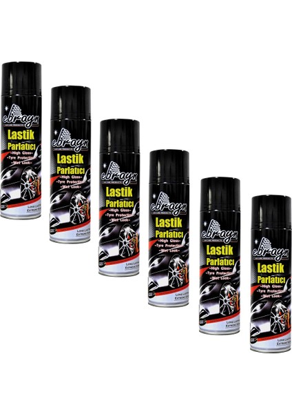 Premium Lastik Parlatıcı Tampon Parlatıcı Koruyucu Aerosol Sprey 500 ml Kaliteli 6 Adet fiyatları