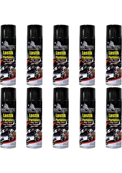Premium Lastik Parlatıcı Tampon Parlatıcı Koruyucu Aerosol Sprey 500 ml Kaliteli 10 Adet fiyatları
