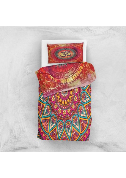 Mandala & Om Çift Taraflı Nevresim Takımı