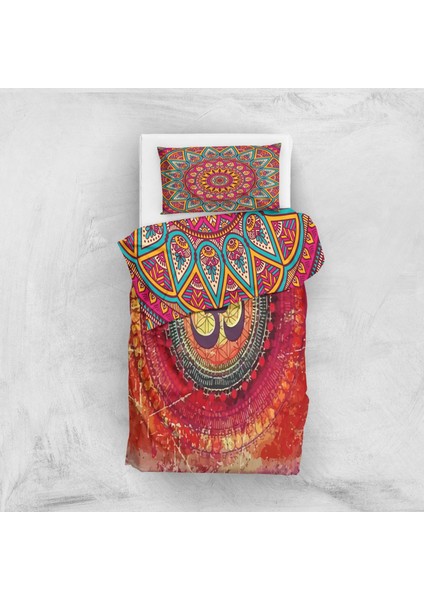Mandala & Om Çift Taraflı Nevresim Takımı
