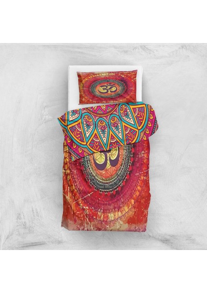 Mandala & Om Çift Taraflı Nevresim Takımı