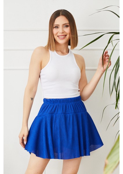 Saks Mavisi Şort Etek fırsatları