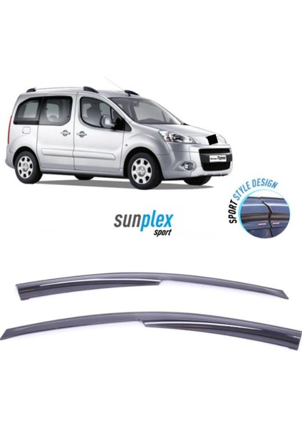 Bes Tuning Citroen Berlingo 2018-2020 Sunplex Sport Style Cam Rüzgarlığı Set 2li