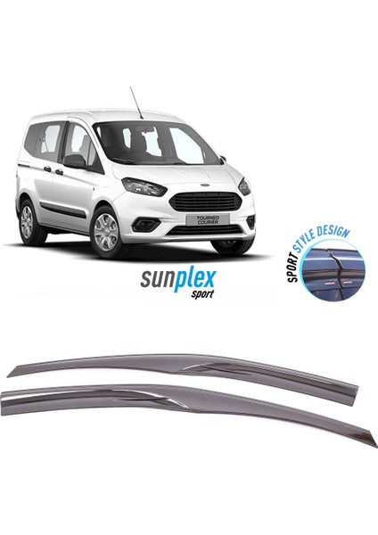 Ford Transıt 2002-2013 Sunplex Sport Style Cam Rüzgarlığı Set 2li