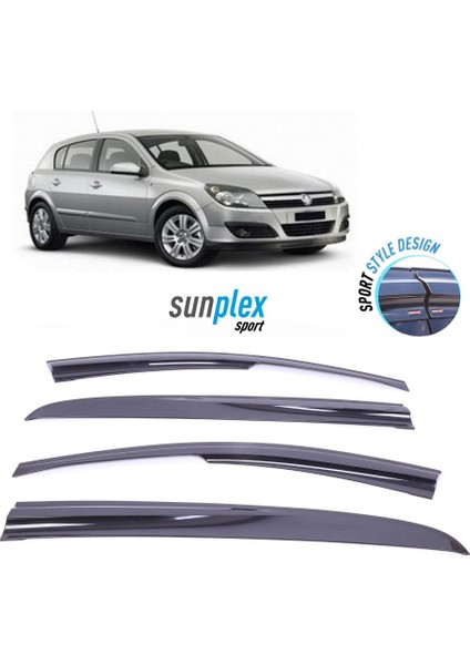 Opel Combo 2001-2012 Sunplex Sport Style Cam Rüzgarlığı Set 2li