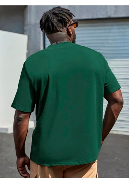 Dikey Baskılı Erkek T-Shirt fiyatları