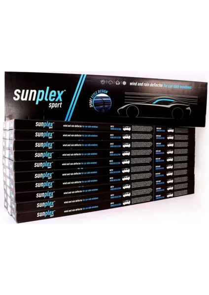 Renault Megane Iı 2003-2008 Sunplex Sport Style Cam Rüzgarlığı Set 4lü