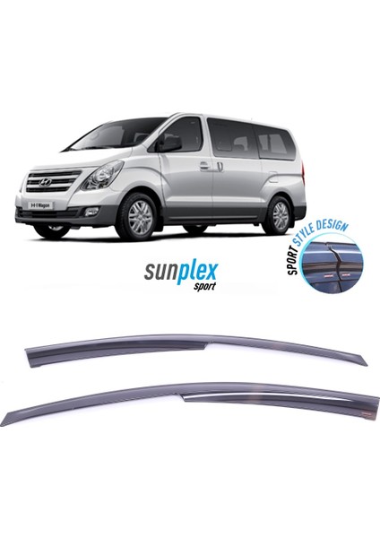 Hyundai H-100 2004-2020 Sunplex Sport Style Cam Rüzgarlığı Set 2li