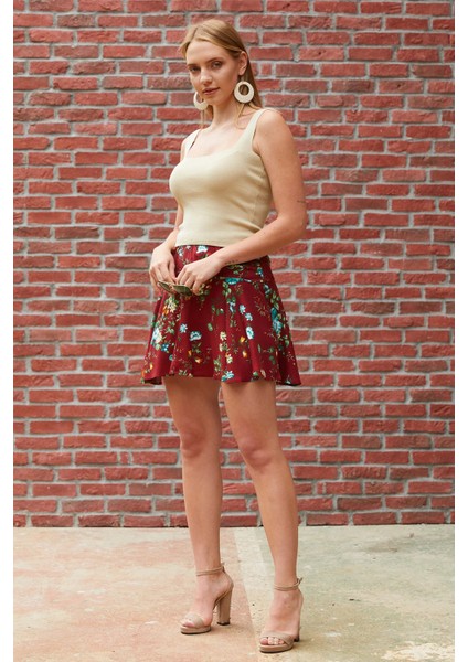 Desenli Şort Etek fiyatları