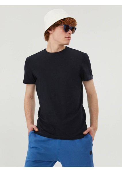 Erkek T-Shirt Lacivert LF2029278 fırsatları