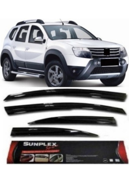Dacia Duster 2017-2023 Sunplex Sport Style Cam Rüzgarlığı Set 4lü