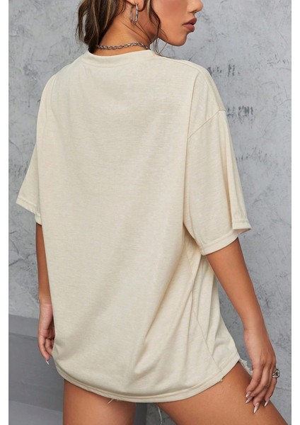 Only Trendwear Unisex His Mercies Baskılı Oversize Tshirt fırsatları