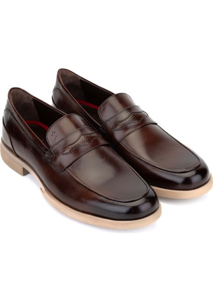 Erkek Hakiki Deri Taba Bufalo Loafer Ayakkabı 537 3392 Erk Ayk Y24 Taba Bfl fırsatları