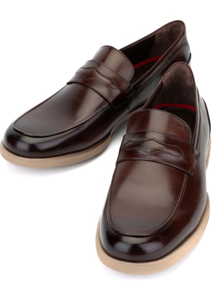 Erkek Hakiki Deri Taba Bufalo Loafer Ayakkabı 537 3392 Erk Ayk Y24 Taba Bfl indirimleri