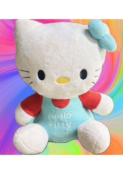 Sevimli Oturan Peluş Hello Kitty - 80 Cm, Uyku ve Oyun Arkadaşı