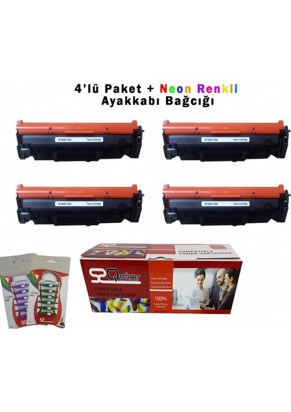 Hp 136a W1360a 4 Adet Uyumlu Toner