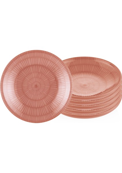 Noon Yemek Tabağı 6lı Somon 20 cm