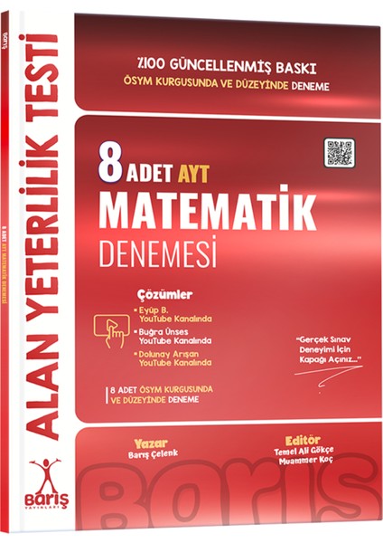 Barış Yayınları  AYT 8'li Matematik Denemesi