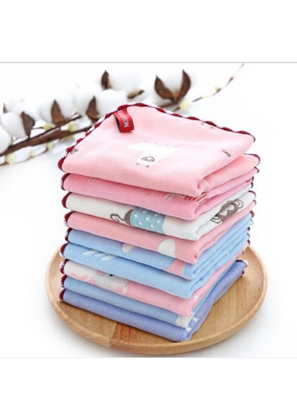 % 100 Pamuk Bebek Havlusu 6 Katlı Çocuk Çocuk El Havlusu Mendil (Yurt Dışından) fiyatları