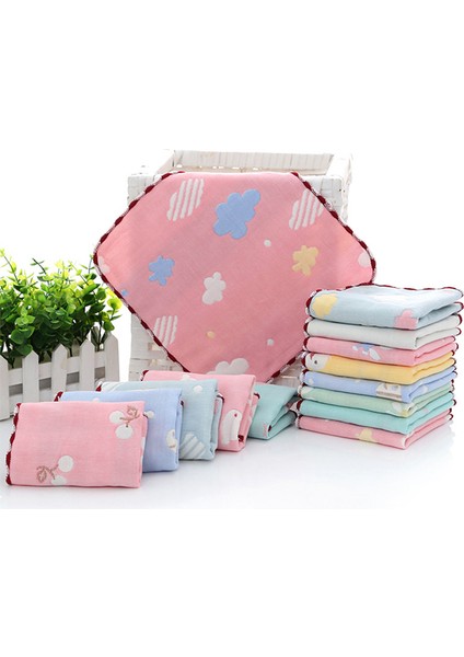 % 100 Pamuk Bebek Havlusu 6 Katlı Çocuk Çocuk El Havlusu Mendil (Yurt Dışından) modelleri