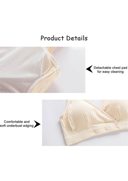 Niceborn Kadın Hemşirelik Sutyen Dantel Pamuk Hamile Sutyeni Pompa Iç Yumuşak Sutyen Telsiz Ayarlanabilir Rahatlık Iç Uyku Sutyen Ön Açma Düğmesi ile (Yurt Dışından) fırsatları