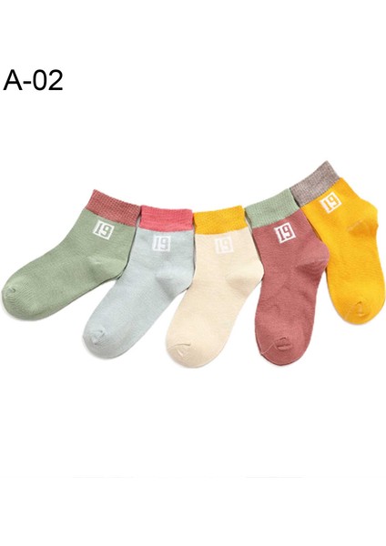 5 Pairs Çocuk Sonbahar Kış Orta Tüp Karikatür Erkek Kız Bebek Kat Çorap (Yurt Dışından) modelleri