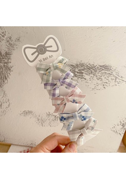 5 Adet/takım Sevimli Bebek Kız Saç Klipleri Ekose Tokalarım Çocuklar Şapkalar Kız Yay Çocuk Saç Klipleri Bebek Aksesuarları Seti (Yurt Dışından) fiyatları