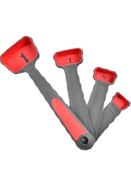 Katlanabilir Silikon Ölçme Bardak ve Kaşık Seti Pişirme Aletleri 4'lü Kaşık (Yurt Dışından) fırsatları