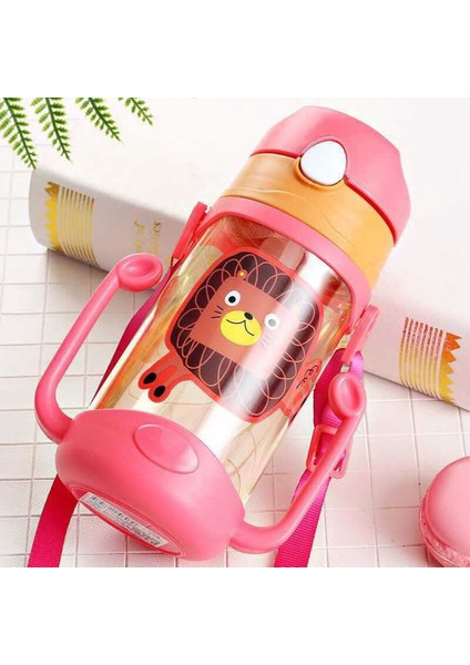 350 ML/400 ml Bebek Saman Bardak Eğitim Fincan Çocuk Karikatür Içme Suyu Canavar Şişe Çocuklar Için Karikatür Su Şişesi Çocuk Saman Şişesi Sling Çocuk Fincan (Yurt Dışından) modelleri