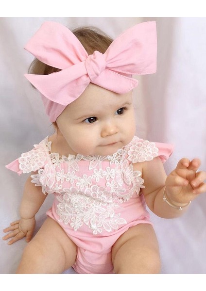 Yenidoğan Bebek Kız Tulum Dantel Çiçek Bodysuit Tulum Kıyafetleri Sunsuit Giysileri (Yurt Dışından) fiyatları