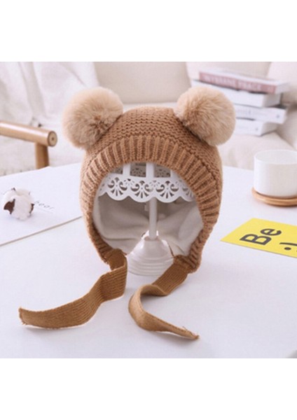 Baba & Mumya Çift Ponpon Bebek Şapka Bere Örme Kış Sıcak Bebek Erkek Bebek Kız Şapka Kap Kulak Koruyucu Çocuk Şapka Çocuk Kasketleri Seviyorum (Yurt Dışından) fiyatları