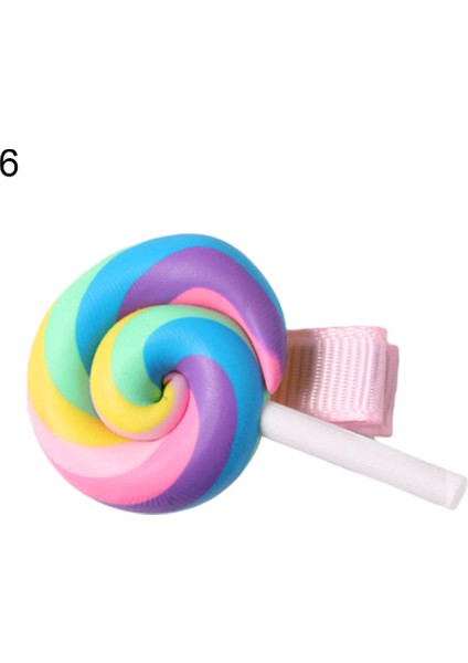 Sevimli Lolipop Bulut Gökkuşağı Saç Tokası Kızlar Saç Tokası Firkete Parti Şapkalar (Yurt Dışından) modelleri