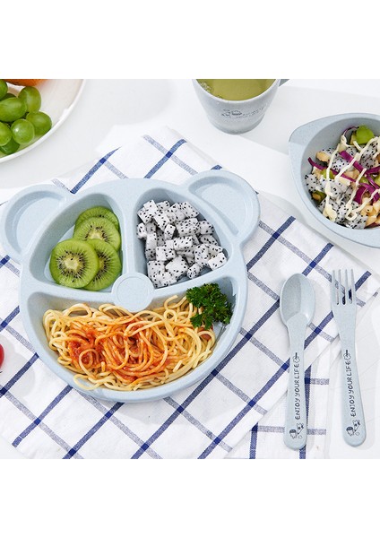 3 Adet/takım Bebek Kasesi Kaşık Çatal Besleme Gıda Sofra Karikatür Ayı Çocuk Yemekleri Yemek Yemek Takımı Anti-Sıcak Eğitim Yemek Tabağı (Yurt Dışından) indirimleri