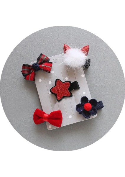 Adet Tatlı Çiçek Yıldız Yay Bebek Kız Çocuk Tokası Firkete Saç Klipleri Dekorasyon (Yurt Dışından) modelleri