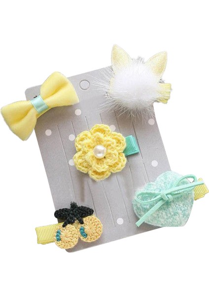 Adet Tatlı Çiçek Yıldız Yay Bebek Kız Çocuk Tokası Firkete Saç Klipleri Dekorasyon (Yurt Dışından) fırsatları