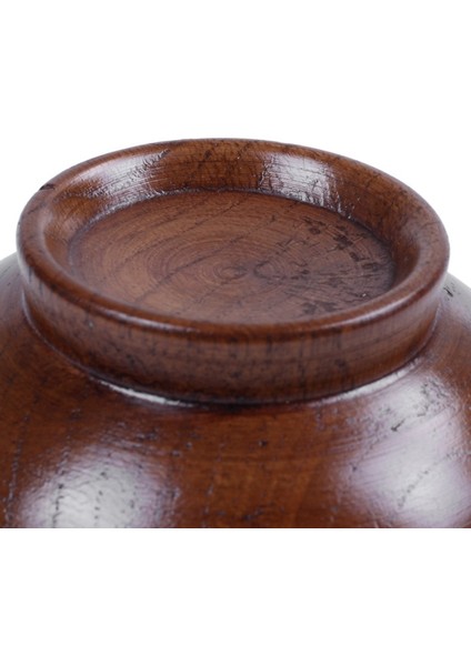 Nyt 1 Adet Ahşap Kaseler Ahşap Çorba Kasesi ve 1 Takım Japon Vintage Ahşap Çubuklarını Kaşık Çatal Sofra (Yurt Dışından) indirimleri