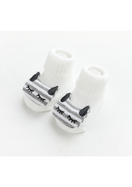 Sevimli Karikatür Hayvan Bebek Çorap Erkek Kız Kış Sonbahar Yumuşak Pamuk Ayı Kedi Fil Anti Kayma Tabanlı Yenidoğan Yürümeye Başlayan Çorap (Yurt Dışından) fiyatları