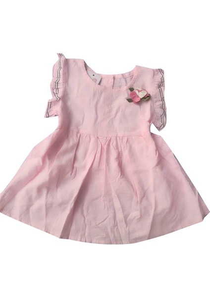 Kız Yaz Elbisesi, Sevimli Fırfır Kol Elbise Düğmeli Günlük Sundress (Yurt Dışından) modelleri