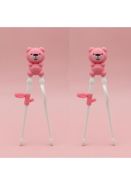 1 Çift Bebek Öğrenme Eğitim Çubuklarını Karikatür Hayvan Acemi Çubuk Sofra Çocuk Yemek Eğitimi Yardımcı Bebek Araçları (Yurt Dışından) fiyatları