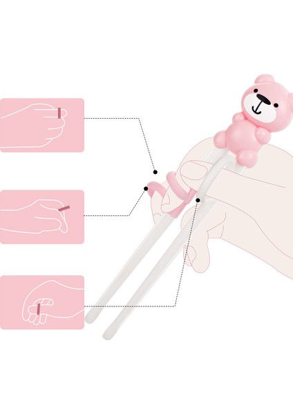 1 Çift Bebek Öğrenme Eğitim Çubuklarını Karikatür Hayvan Acemi Çubuk Sofra Çocuk Yemek Eğitimi Yardımcı Bebek Araçları (Yurt Dışından) indirimleri