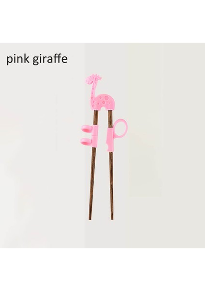 Çocuk Sofra Takımı Sevimli Karikatür Hayvan Çocuk Eğitim Yardımcısı Ahşap Öğrenme Eğitim Çubuklarını Acemi Çubuklarını Taşınabilir Bebek Sekme Çubuklarını 1 Çift (Yurt Dışından) fırsatları